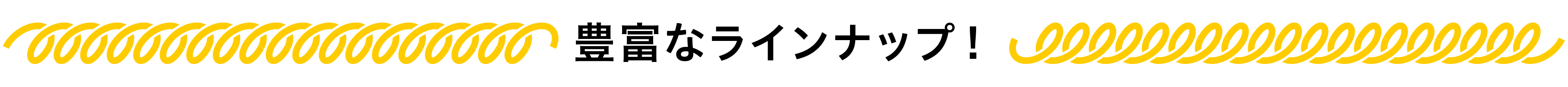 豊富なラインナップ