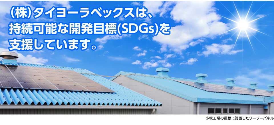 （株）タイヨーラベックスの太陽光発電